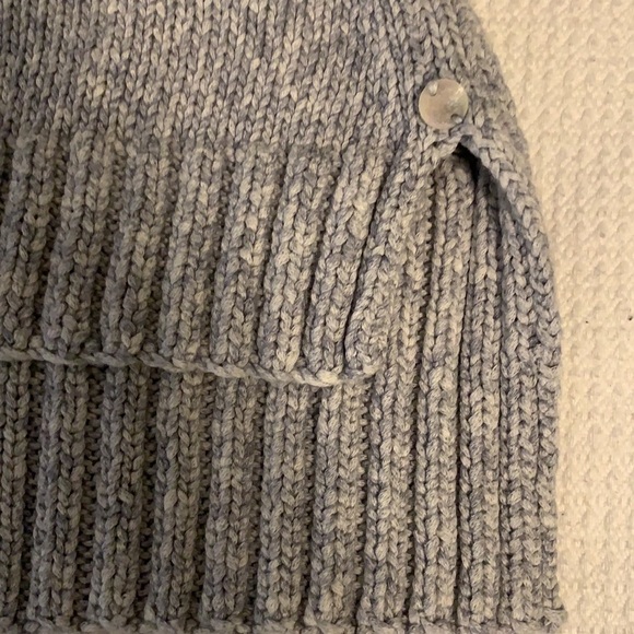 Pure Hand-knit Pull Over V-Neck Cotton Sweater, L - Picture 7 of 8
